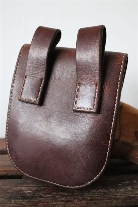 vintage leather belt bag